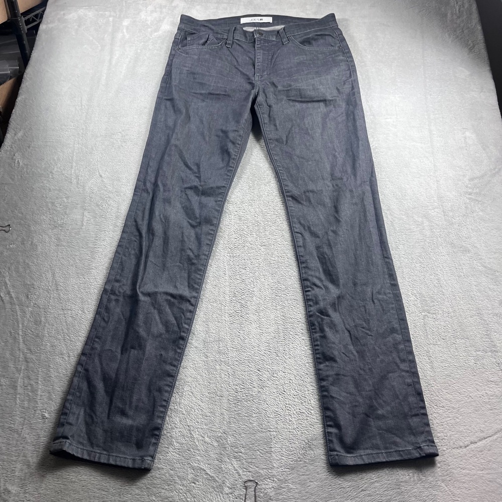 Joe's Jeans The Brixton Straight Narrow Mens 33 Dark Grey Denim Pants CL 541